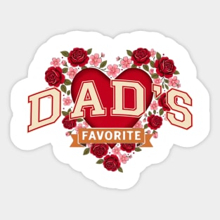 Dad's Favorite Father's Day Gift Sticker